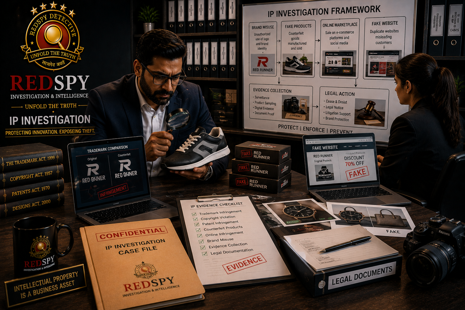 Intellectual Property Investigation Support
